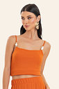 Conjunto Feminino Blusa Com Saia Midi Endless