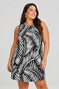 Vestido Curto Estampado Plus Size Infinita Cor Vestido Curto Estampado Plus Size Infinita Cor
