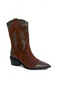 ARIZONA - BOTA CAMURÇA COM RECORTES EM COURO MARROM ARIZONA - BOTA CAMURÇA COM RECORTES EM COURO MARROM