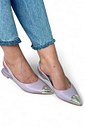 STELLA - SAPATILHA SLINGBACK BIQUEIRA METAL LILÁS STELLA - SAPATILHA SLINGBACK BIQUEIRA METAL LILÁS