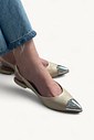 STELLA - SAPATILHA SLINGBACK BIQUEIRA METAL NUDE STELLA - SAPATILHA SLINGBACK BIQUEIRA METAL NUDE