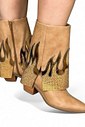 AMANDA - BOTA COURO CAPA BORDADA CAMEL AMANDA - BOTA COURO CAPA BORDADA CAMEL