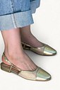 MALU - SAPATILHA SLINGBACK TELA DOURADA MALU - SAPATILHA SLINGBACK TELA DOURADA