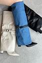 MILENA - BOTA CANO LONGO CAPA E FIVELA JEANS