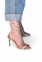 CAMYLA - SANDÁLIA AMARRAÇÃO SALTO FINO OFF WHITE CAMYLA - SANDÁLIA AMARRAÇÃO SALTO FINO OFF WHITE