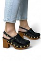 BELLA - CLOG BOHO SALTO COM TIRA PRETO BELLA - CLOG BOHO SALTO COM TIRA PRETO