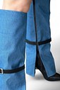 MILENA - BOTA CANO LONGO CAPA E FIVELA JEANS
