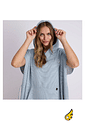 Duotone Poncho Unisex 2026 Ink Blue