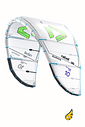 Kite Duotone Rebel SLS 2027 Concept Blue