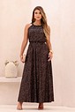 VESTIDO CAVA AMERICANA - PRETO POÁ