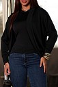 CONJUNTO TWIN SET MANGA LONGA - PRETO CONJUNTO TWIN SET MANGA LONGA - PRETO
