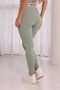 LEGGING FITNESS POLIAMIDA - VERDE MALVA
