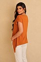 BLUSA PONTAS - CARAMELO
