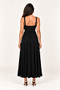 VESTIDO DECOTE QUADRADO ALÇA LARGA - PRETO VESTIDO DECOTE QUADRADO ALÇA LARGA - PRETO