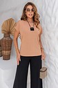 BLUSA OMBRO A OMBRO - CAMEL BLUSA OMBRO A OMBRO - CAMEL