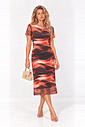 VESTIDO MIDI TULE MANGA CURTA – ESTAMPA Tie-Dye TERRACOTA VESTIDO MIDI TULE MANGA CURTA – ESTAMPA Tie-Dye TERRACOTA