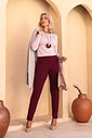 CALÇA MOLETINHO COM FRISO - BORDÔ