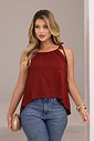 BLUSA CAVA AMERICANA - MARROM BLUSA CAVA AMERICANA - MARROM