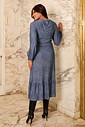 VESTIDO CAMPONESA MANGA LONGA - ESTAMPA JEANS VESTIDO CAMPONESA MANGA LONGA - ESTAMPA JEANS