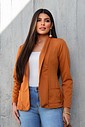 BLAZER MALHA ROMA - CARAMELO BLAZER MALHA ROMA - CARAMELO