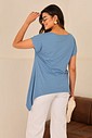 BLUSA PONTAS - AZUL BLUSA PONTAS - AZUL
