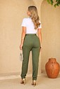 CALÇA ALFAIATARIA LINHO - VERDE OLIVA