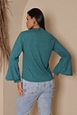 BLUSA MANGA FLARE - VERDE JADE BLUSA MANGA FLARE - VERDE JADE