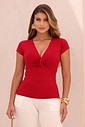 BLUSA BUSTO NÓ - VERMELHA