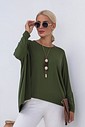 BLUSA MORCEGO MANGA LONGA - VERDE OLIVA BLUSA MORCEGO MANGA LONGA - VERDE OLIVA