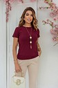 CONJUNTO CARDIGAN | T-SHIRT - BORDÔ CONJUNTO CARDIGAN | T-SHIRT - BORDÔ