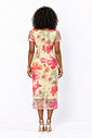 VESTIDO MIDI TULE MANGA CURTA – ESTAMPA FLORAL VESTIDO MIDI TULE MANGA CURTA – ESTAMPA FLORAL