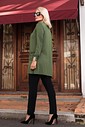 CONJUNTO CARDIGAN LONGO / BÁSICA - VERDE MILITAR