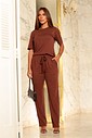 CONJUNTO CALÇA E BÁSICA - MARROM