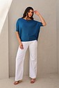 BLUSA AMPLA - AZUL PETRÓLEO BLUSA AMPLA - AZUL PETRÓLEO