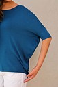 BLUSA AMPLA - AZUL PETRÓLEO BLUSA AMPLA - AZUL PETRÓLEO