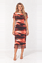 VESTIDO MIDI TULE MANGA CURTA – ESTAMPA Tie-Dye TERRACOTA VESTIDO MIDI TULE MANGA CURTA – ESTAMPA Tie-Dye TERRACOTA