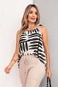 BLUSA CAVA AMERICANA - ESTAMPA TRIBAL BLUSA CAVA AMERICANA - ESTAMPA TRIBAL