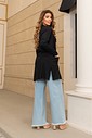 CONJUNTO CARDIGAN LONGO / BÁSICA - PRETO CONJUNTO CARDIGAN LONGO / BÁSICA - PRETO
