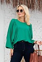 BLUSA COM DETALHE FRANZIDO - VERDE
