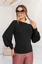 BLUSA VISCOLYCRA MANGA BUFANTE - PRETA BLUSA VISCOLYCRA MANGA BUFANTE - PRETA