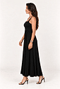 VESTIDO DECOTE QUADRADO ALÇA LARGA - PRETO VESTIDO DECOTE QUADRADO ALÇA LARGA - PRETO