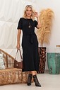 VESTIDO LAÇO NA CINTURA - PRETO