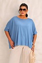 BLUSA MORCEGO - AZUL JEANS BLUSA MORCEGO - AZUL JEANS