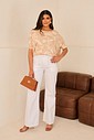 BLUSA AMPLA - ESTAMPA BEGE BLUSA AMPLA - ESTAMPA BEGE