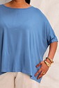 BLUSA MORCEGO - AZUL JEANS BLUSA MORCEGO - AZUL JEANS