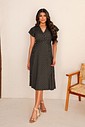 VESTIDO ENVELOPE - PRETO POÁ VESTIDO ENVELOPE - PRETO POÁ