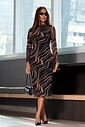 VESTIDO MIDI TULE MANGA LONGA - ESTAMPA PRETA VESTIDO MIDI TULE MANGA LONGA - ESTAMPA PRETA
