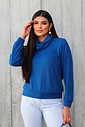 BLUSA TRICÔ - AZUL PETRÓLEO BLUSA TRICÔ - AZUL PETRÓLEO
