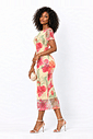 VESTIDO MIDI TULE MANGA CURTA – ESTAMPA FLORAL VESTIDO MIDI TULE MANGA CURTA – ESTAMPA FLORAL