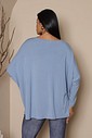 BLUSA MORCEGO MANGA LONGA - AZUL JEANS BLUSA MORCEGO MANGA LONGA - AZUL JEANS